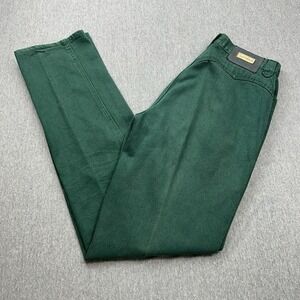 Lawman Western Jeans Superior Fit Women's 13 30x35 Green Bareback Straight Leg
